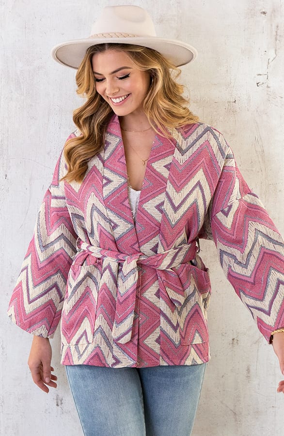 Aztec Kimono Roze – shoparchief, foto 2