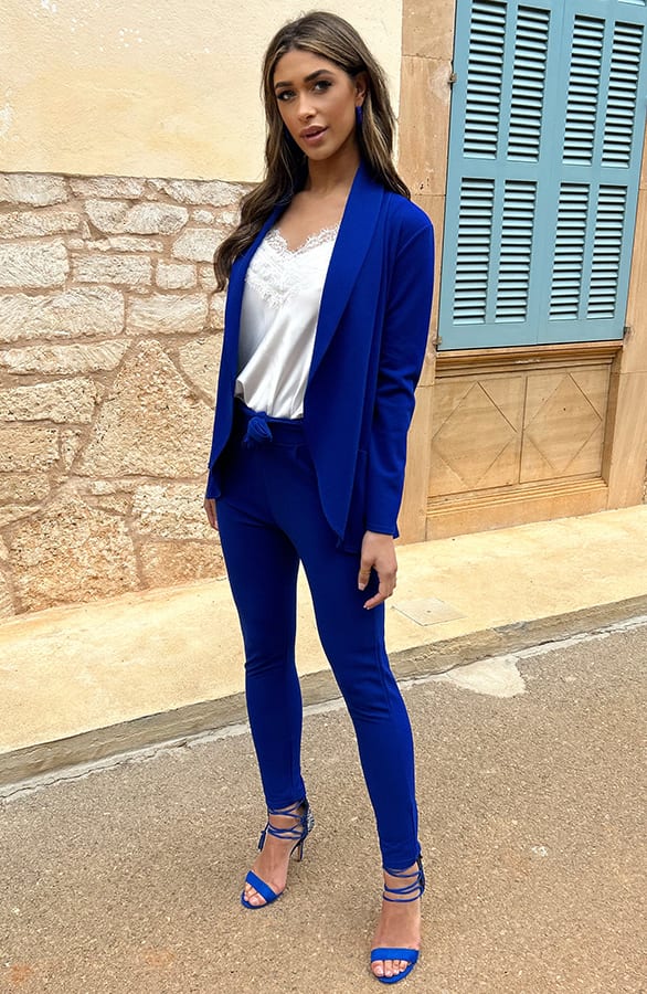 Basic Blazer Kobalt – shoparchief, foto 5