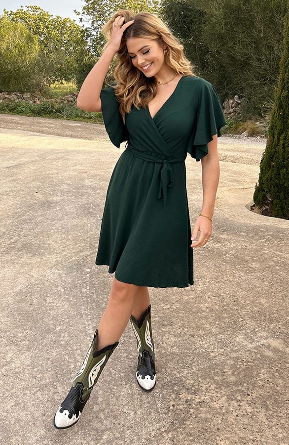 Florence Jurk Smaragd 2.0 – jurken, foto 5