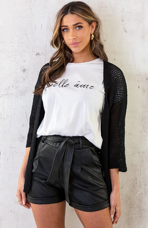 Gehaakt Vest Basic Zwart – shoparchief, foto 9