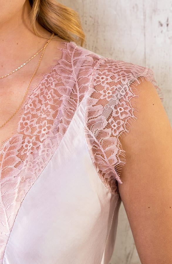 Luxury Kanten Top Exclusive Dust Roze – shoparchief, foto 7