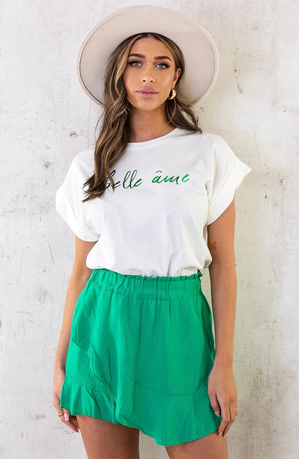 T-shirt Belle Ame Bright Green – shoparchief, foto 7