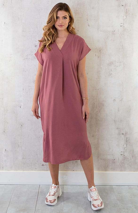 Palermo Pocket Jurk Dust Roze – shoparchief, foto 9