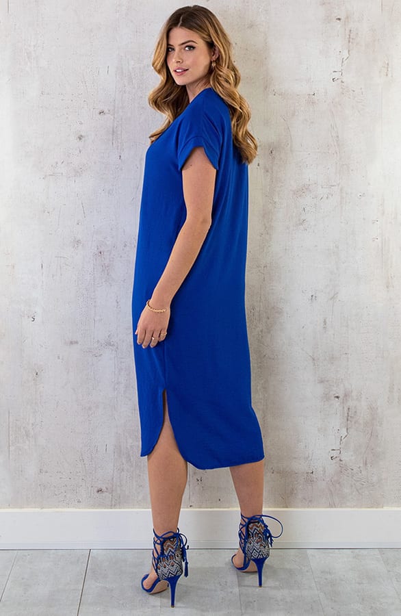 Palermo Pocket Jurk Kobalt – shoparchief, foto 4