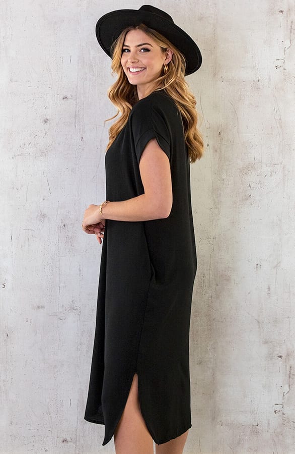 Palermo Pocket Jurk Zwart – shoparchief, foto 13