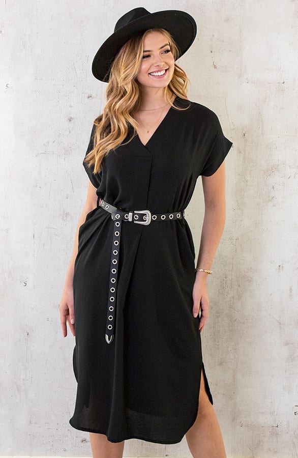 Palermo Pocket Jurk Zwart – shoparchief, foto 10
