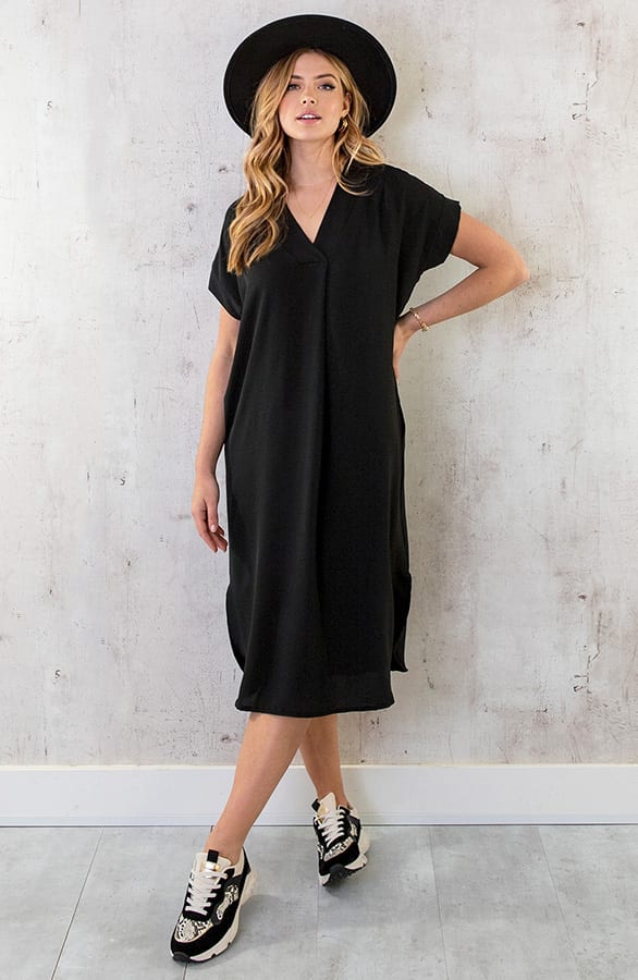 Palermo Pocket Jurk Zwart – shoparchief, foto 12