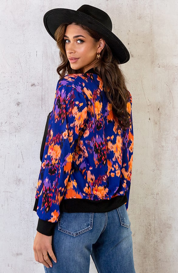 Bomberjacke Multicolor Kobalt, Shoparchiv, Foto 4