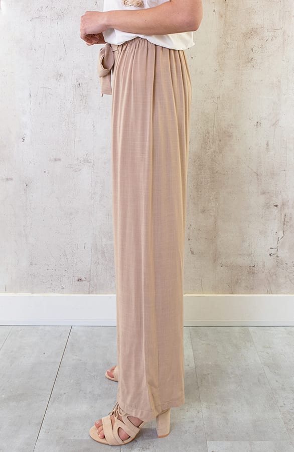 Linnen Broek Beige – shoparchief, foto 8
