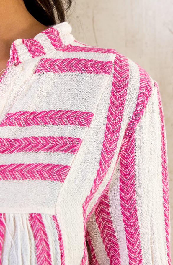 Kelim Tuniek Katoen Pink – shoparchief, foto 6