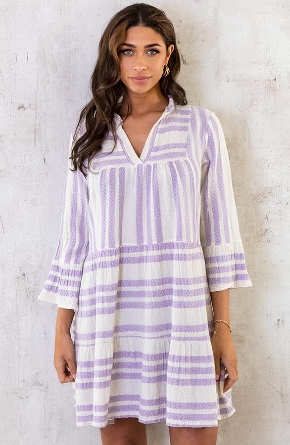Kelim Tuniek Katoen Lila – shoparchief, foto 1