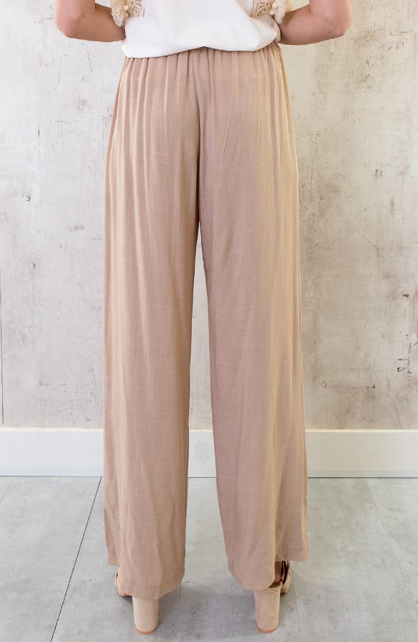 Linnen Broek Beige – shoparchief, foto 9