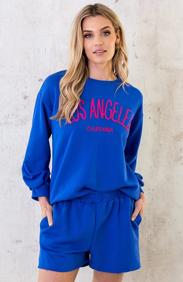 Los Angeles Comfy Trui Kobalt – shoparchief, foto 4