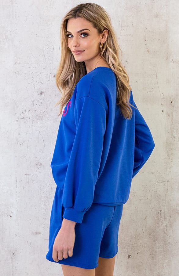 Los Angeles Comfy Trui Kobalt – shoparchief, foto 6