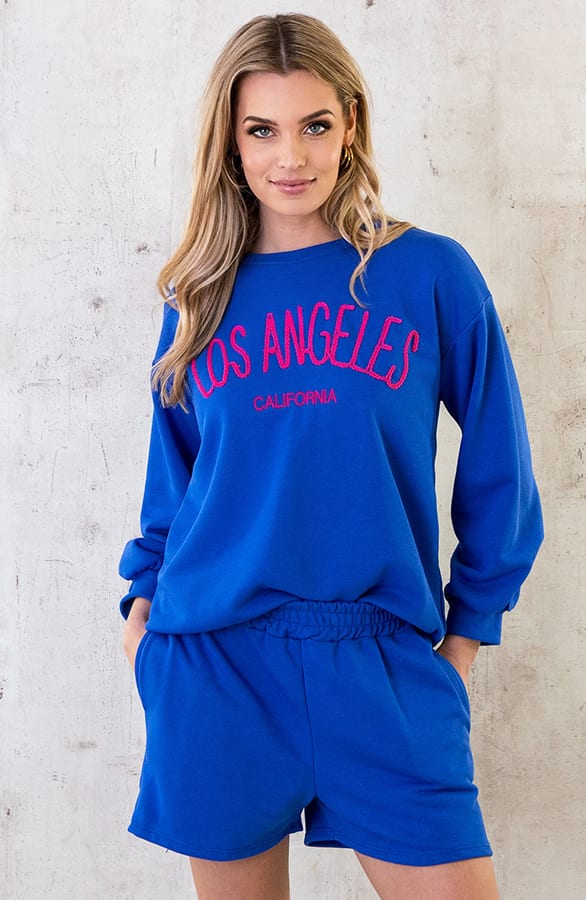Los Angeles Comfy Trui Kobalt – shoparchief, foto 9