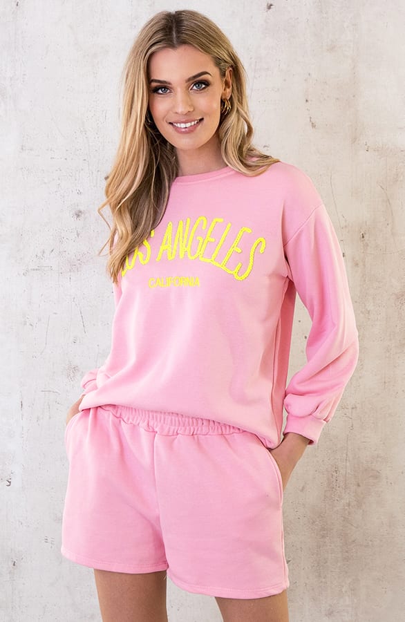 Los Angeles Comfy Short Roze – shoparchief, foto 4