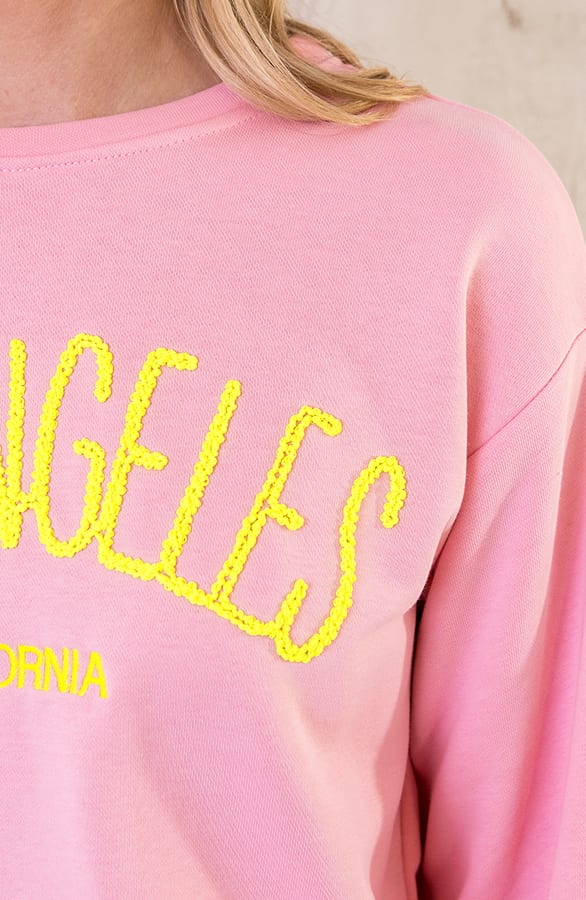 Los Angeles Comfy Trui Roze – shoparchief, foto 8