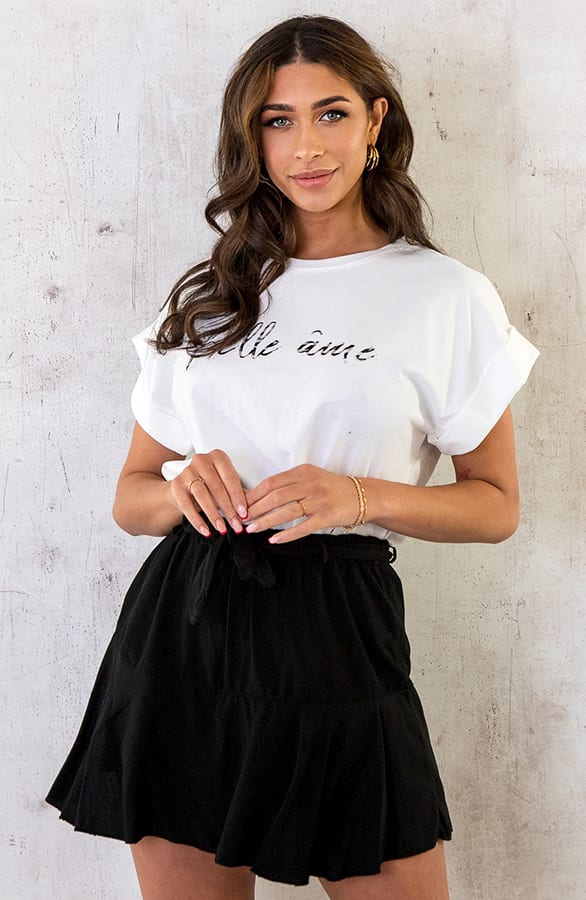 Skort Met Strik Zwart – shoparchief, foto 3