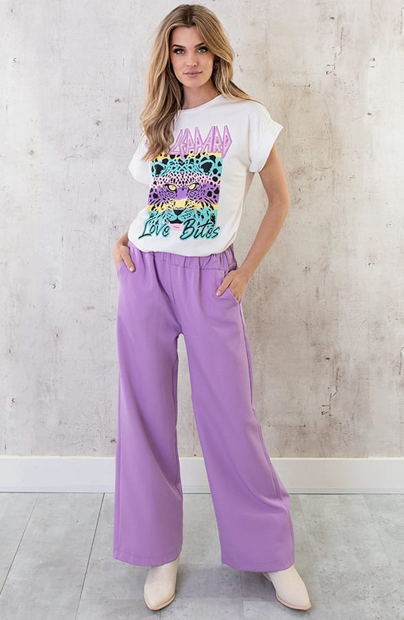 T-shirt Panther Lila – shoparchief, foto 5