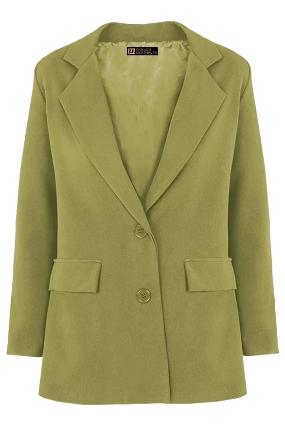 Classic Blazer Olive – shoparchief, foto 1