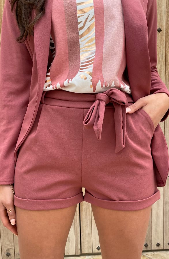 Basic Strik Shorts Dust Pink – shoparchief, foto 1