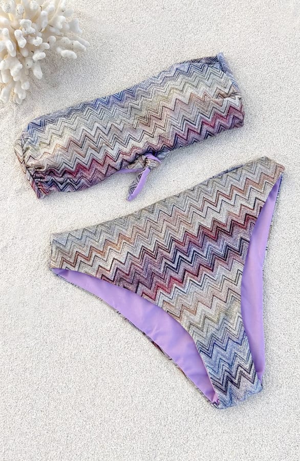Lurex Zigzag Bikini Broekje – shoparchief, foto 1