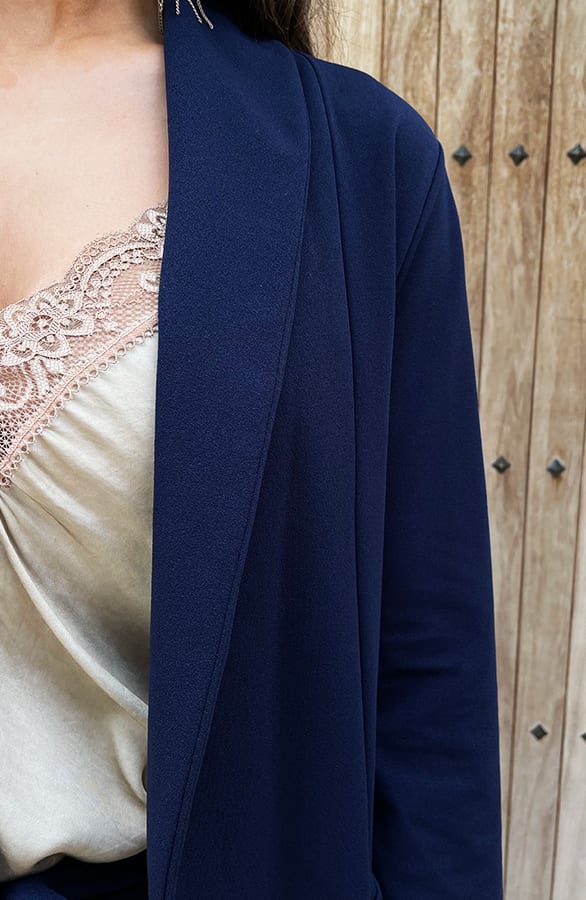Basic Blazer Marineblauw – shoparchief, foto 7