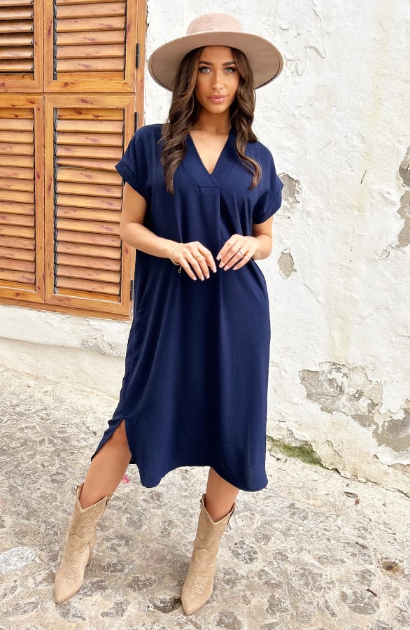 Palermo Pocket Jurk Marine – shoparchief, foto 5