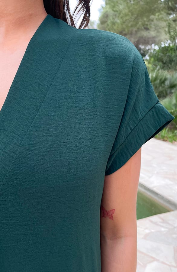 Palermo Pocket Jurk Smaragd – shoparchief, foto 6