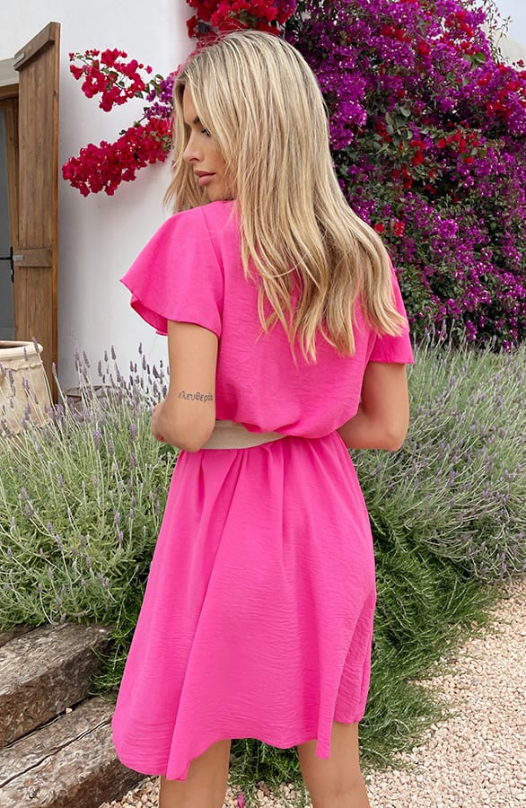 Puglia Dress Fuchsia – shoparchief, foto 6