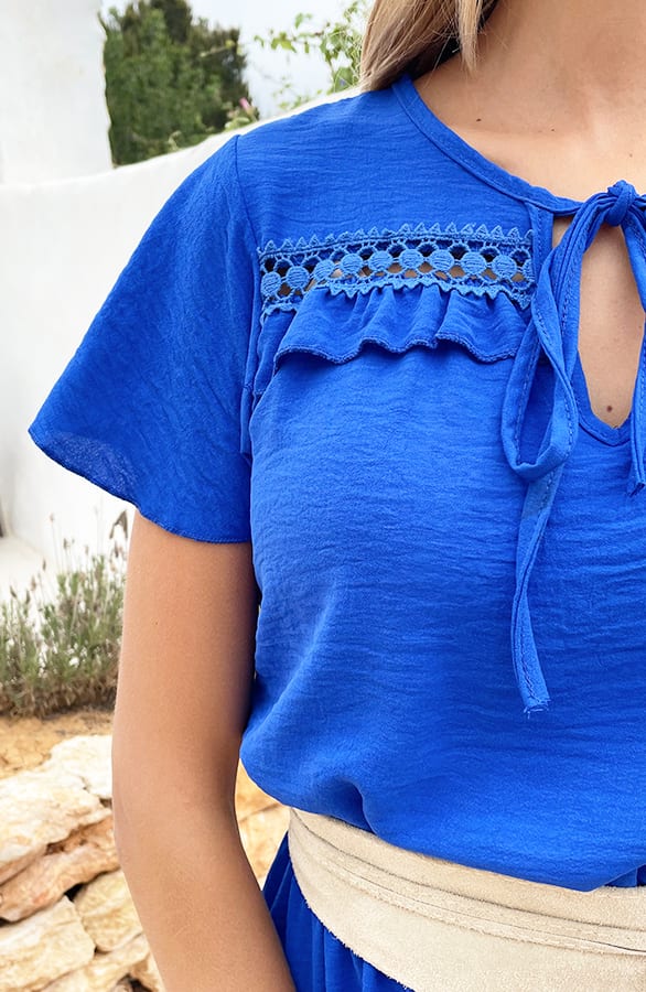 Puglia Dress Kobalt – shoparchief, foto 5