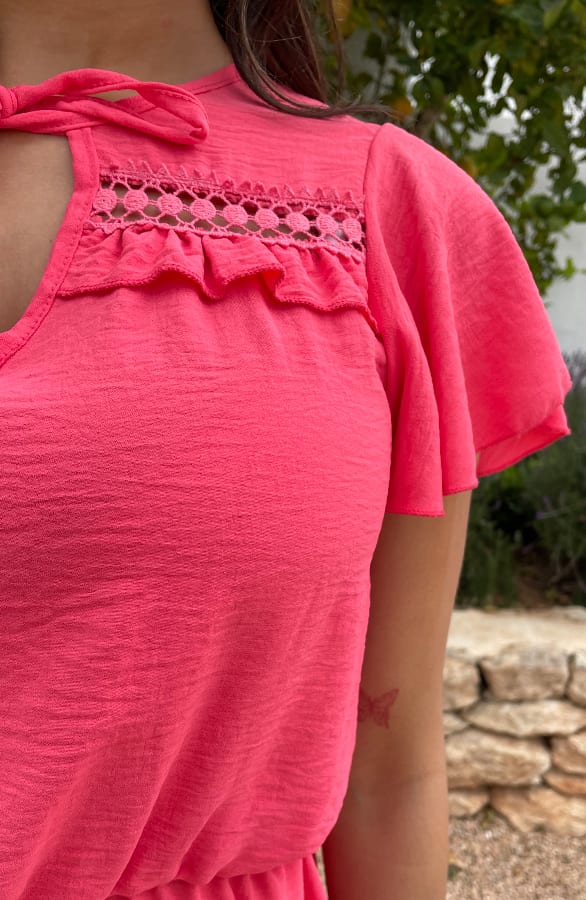 Puglia Dress Koraal – shoparchief, foto 9