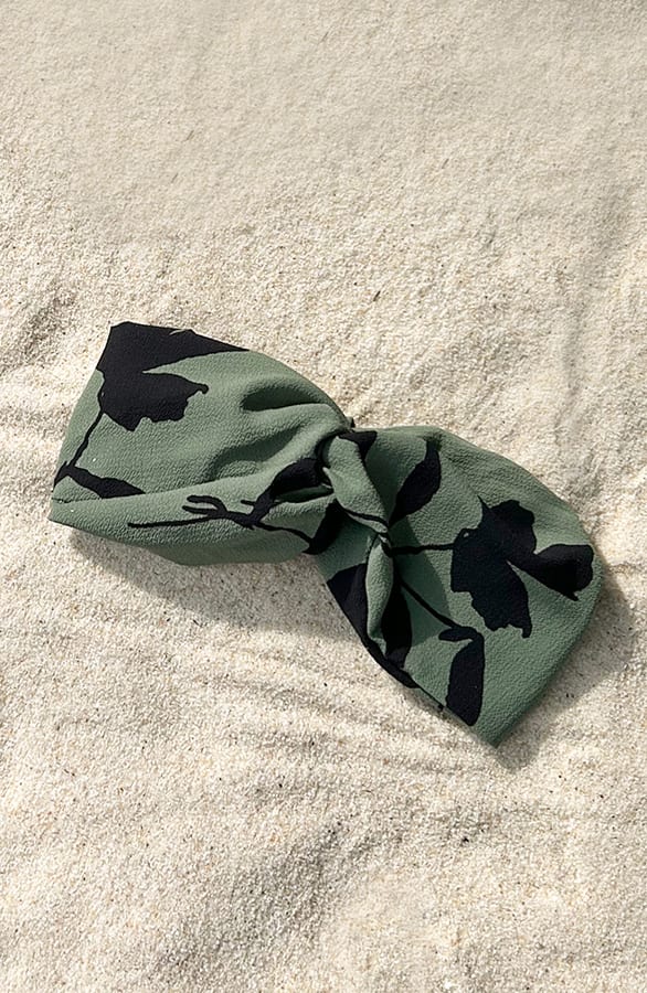 Haarband Print Army Zwart – shoparchief, foto 1