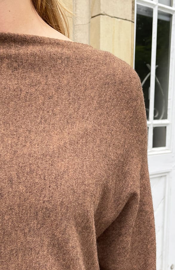 Oversized Soft Pullover Cognac, Shoparchiv, Foto 5