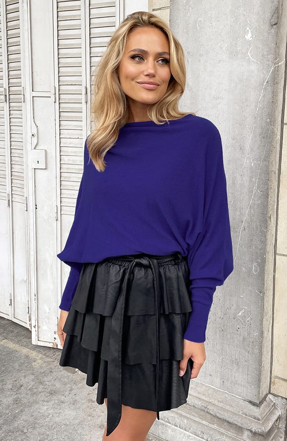 Oversized Soft Trui Royal Blue – shoparchief, foto 2