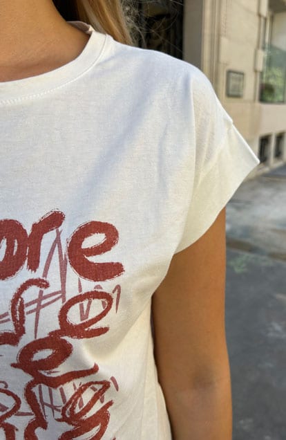 Amore T-Shirt Dust Roze – shoparchief, foto 6