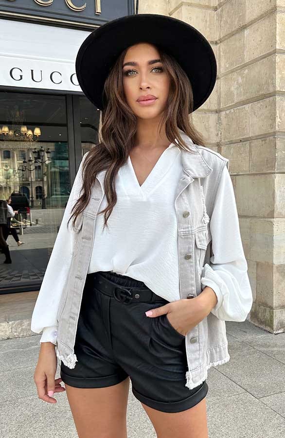 Fedora Hoed Gouden Gesp Zwart – shoparchief, foto 2