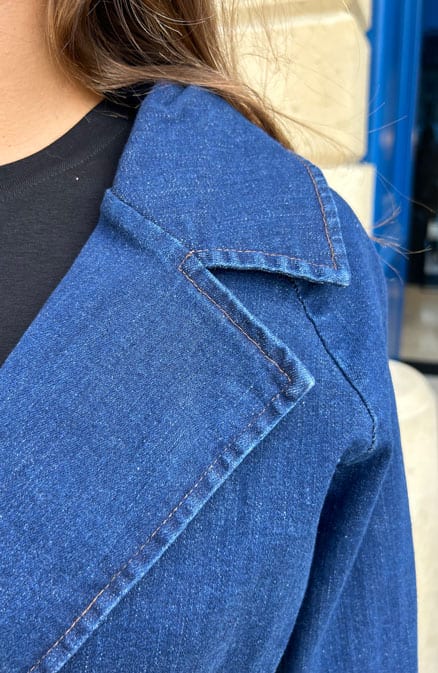 Exclusive Dark Denim Jacket – shoparchief, foto 6