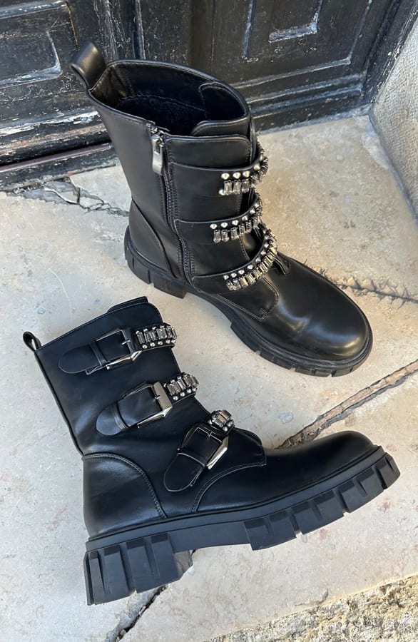 Limited Biker Boots Gun Metal, Shoparchiv, Foto 1