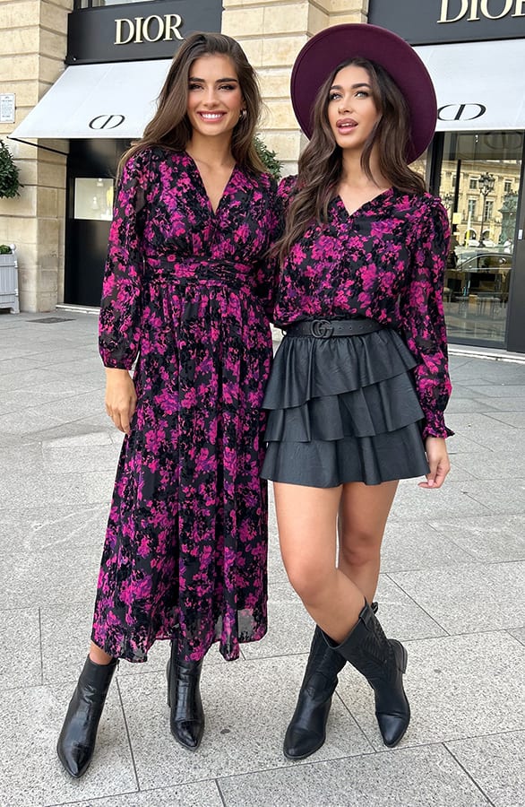 Maxi Jurk Romantic Velvet – shoparchief, foto 3