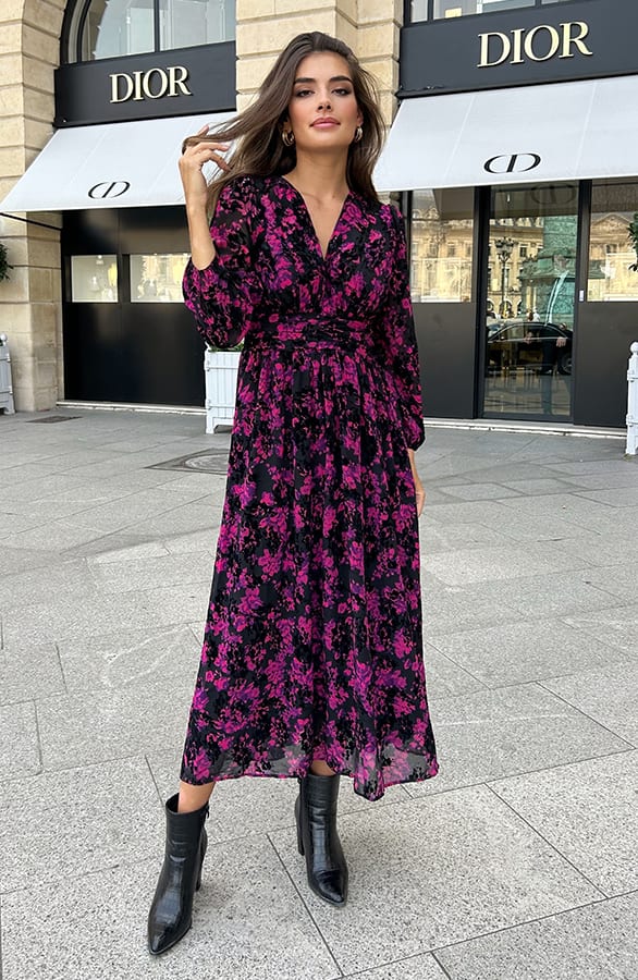 Maxi Jurk Romantic Velvet – shoparchief, foto 1