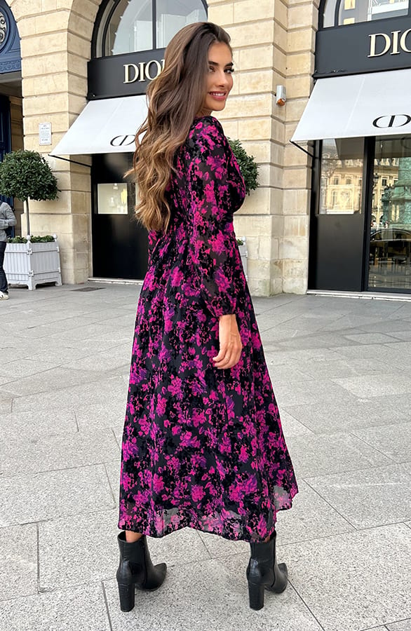 Maxi Jurk Romantic Velvet – shoparchief, foto 7