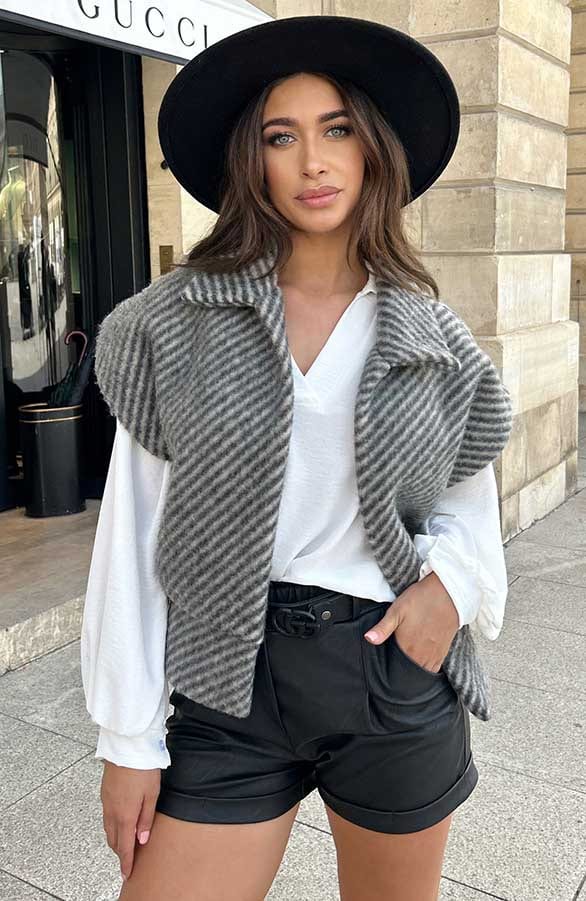 Fedora Hoed Gouden Gesp Zwart – shoparchief, foto 5