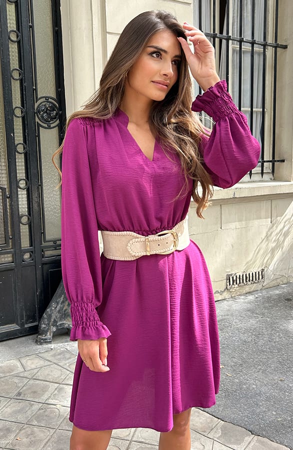 Suede Tailleriem Stretch Beige – shoparchief, foto 9