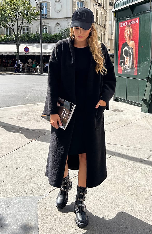 Ultra Soft Coat Classic Zwart – shoparchief, foto 7