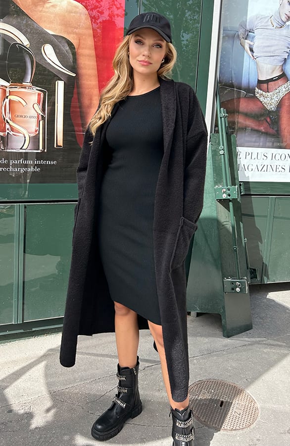 Ultra Soft Coat Classic Zwart – shoparchief, foto 6