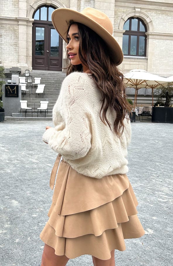 Trui Zigzag Beige – shoparchief, foto 5