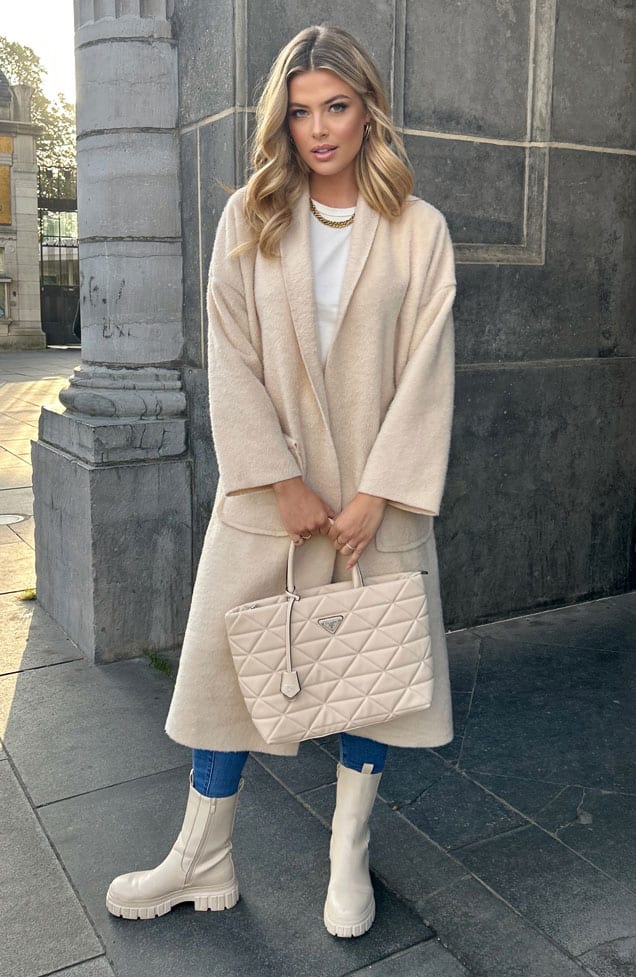 Ultra Soft Coat Classic Ecru – shoparchief, foto 1