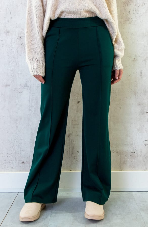 Comfy Pantalon Detailed Smaragd – shoparchief, foto 1
