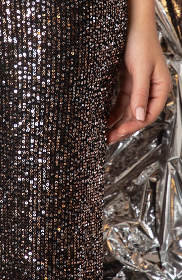 Exclusive Pailletten Pants Brons – shoparchief, foto 7
